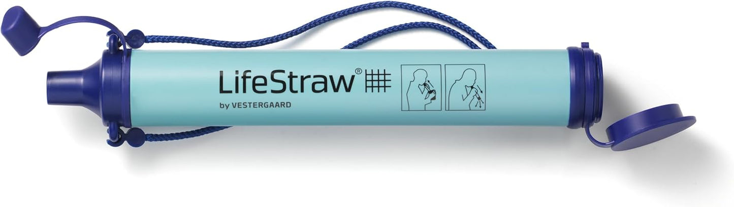 LifeStraw Personal Water Filter for Hiking, Camping, Travel, and Emergency Preparedness